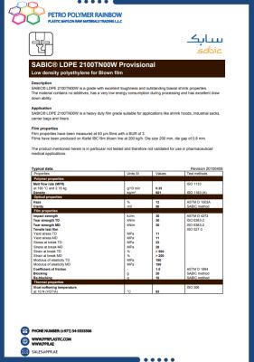LDPE2100 SABIC